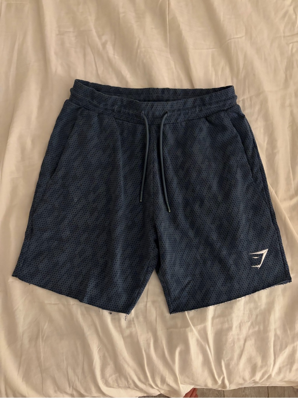 Gymshark Critical 7” Training Shorts Blue Print Size Small